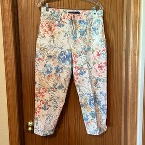 Flowered Capris